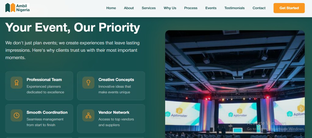 Ambil Nigeria website why us section